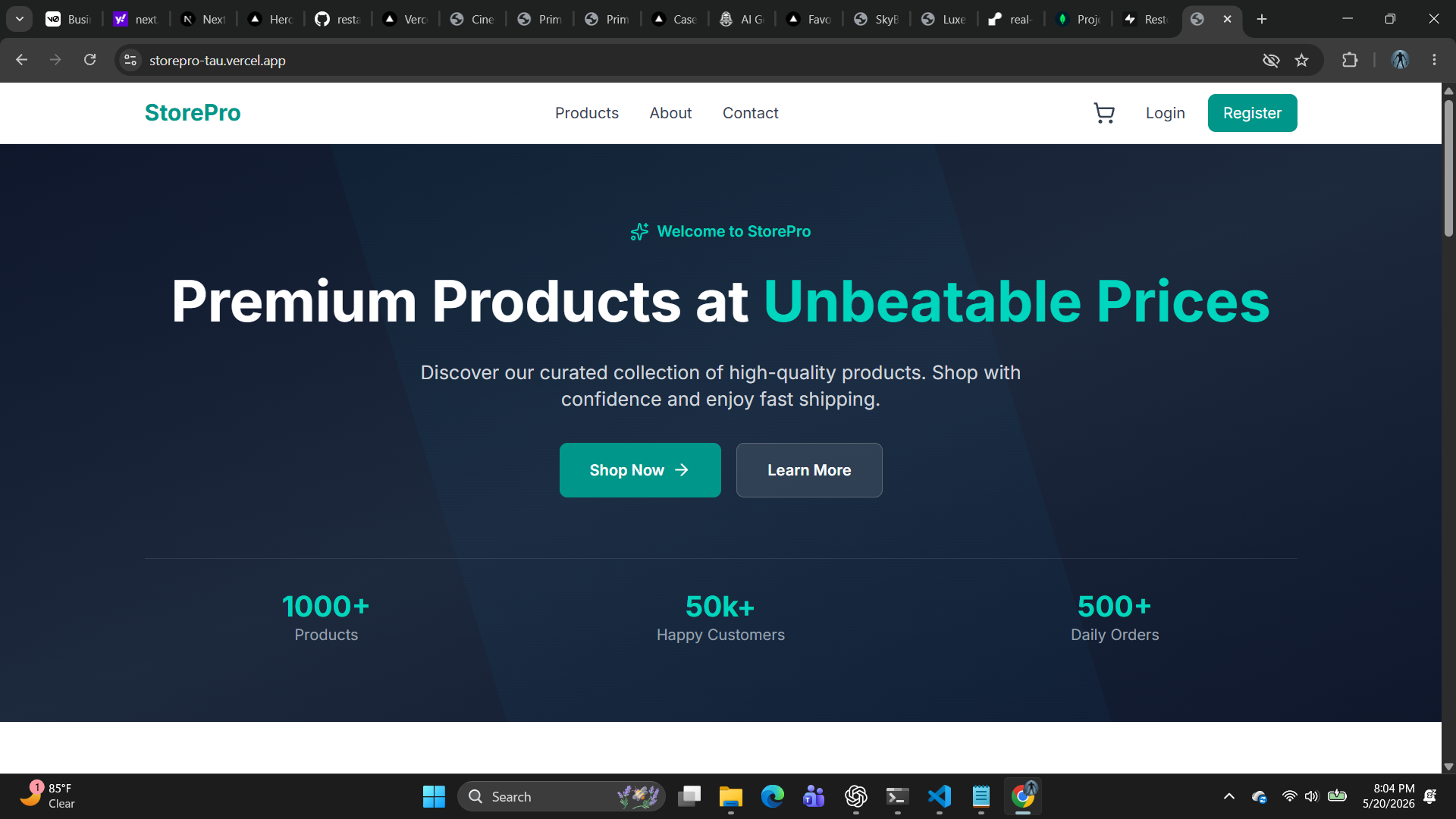 StorePro E-commerce Platform